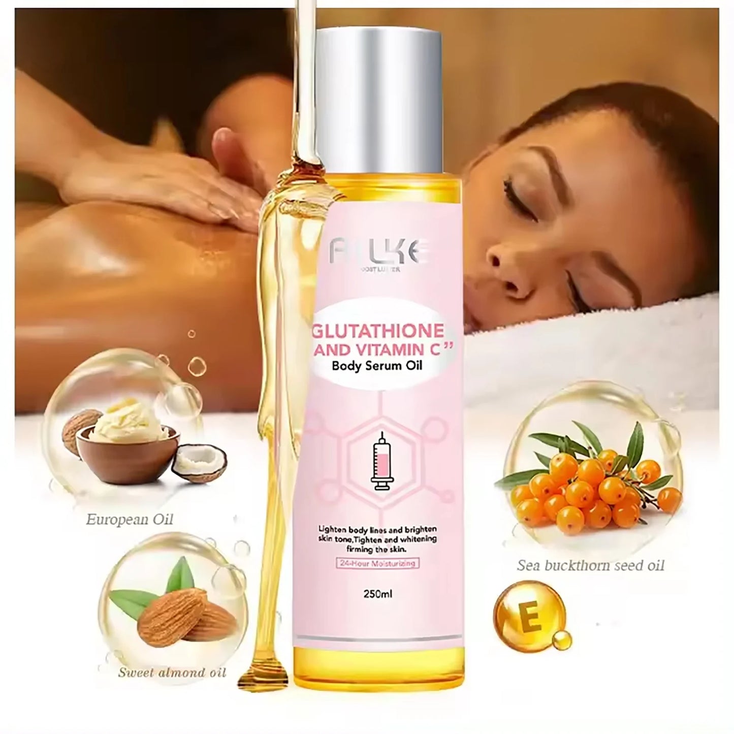 AILKE Glutathione Vitamin C Whitening Moisturizing Body Care Kit