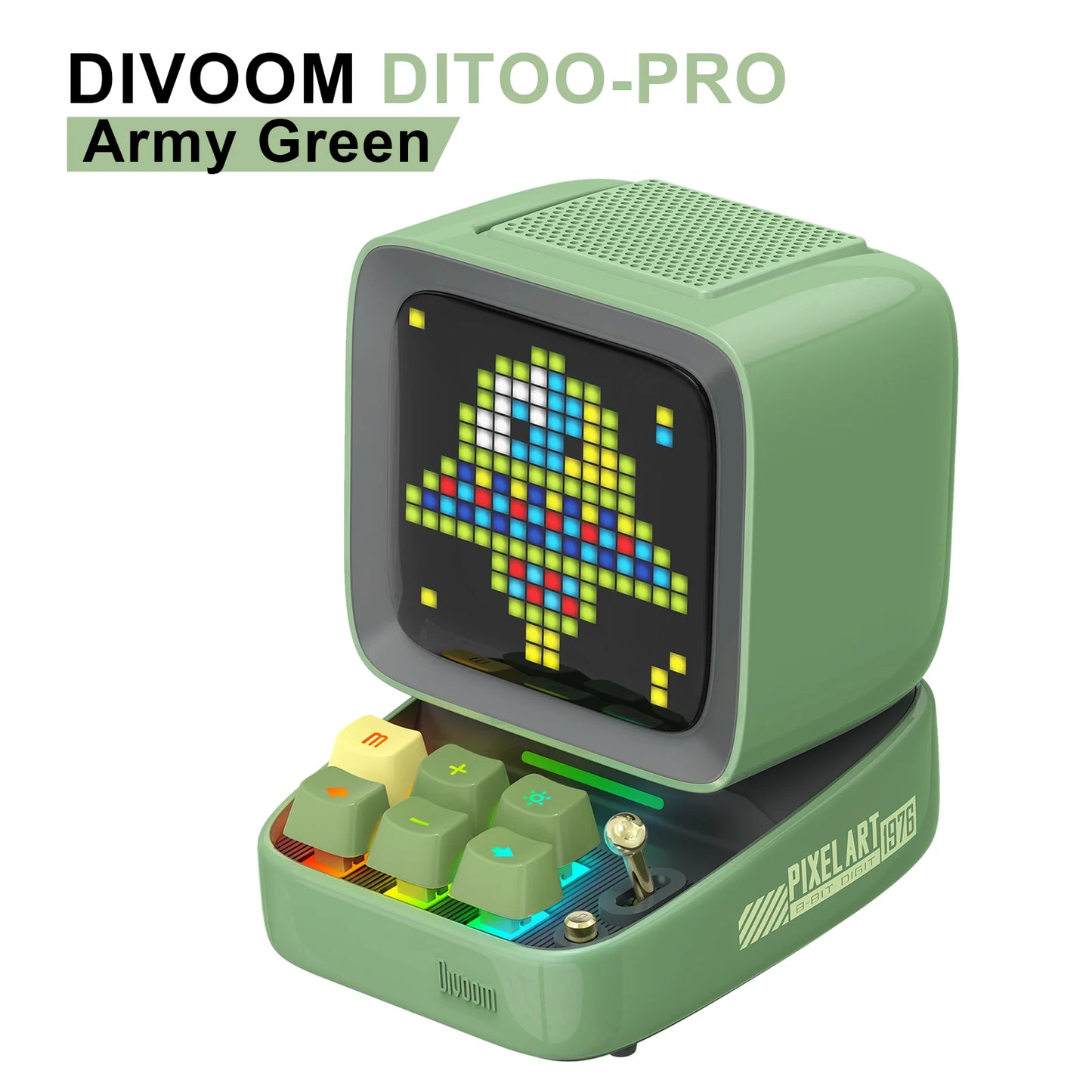 Divoom Ditoo Pro Portable Bluetooth Speaker And Alarm Clock