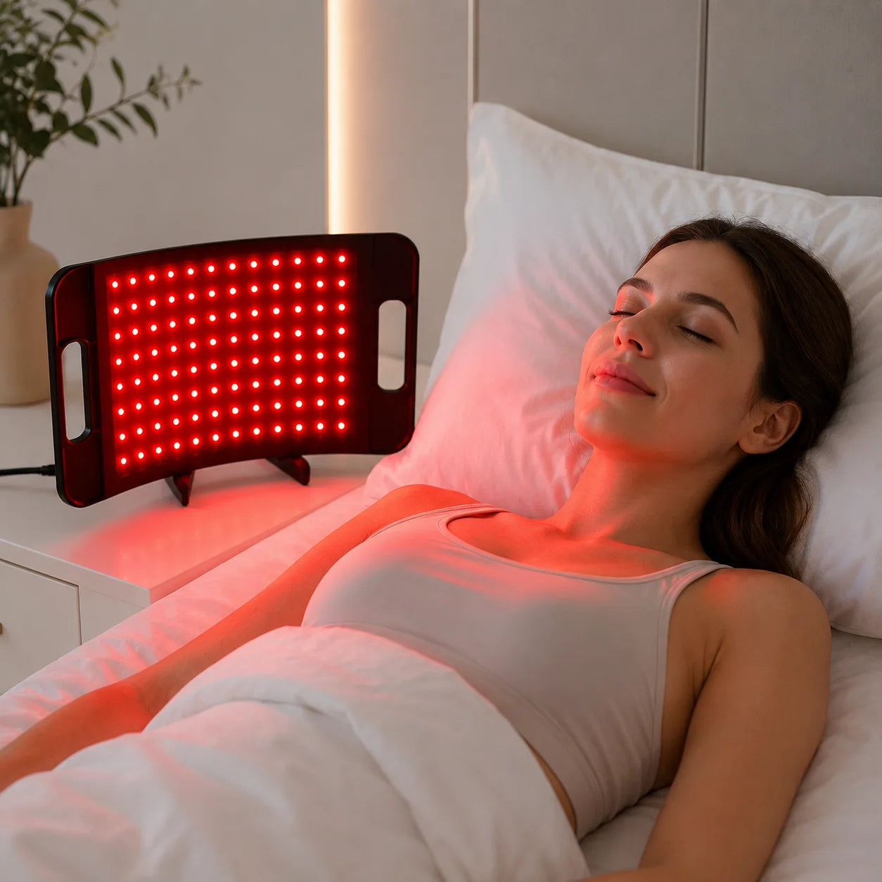 Near Infrared Red Light Therapy Panel With Timer For Home Use