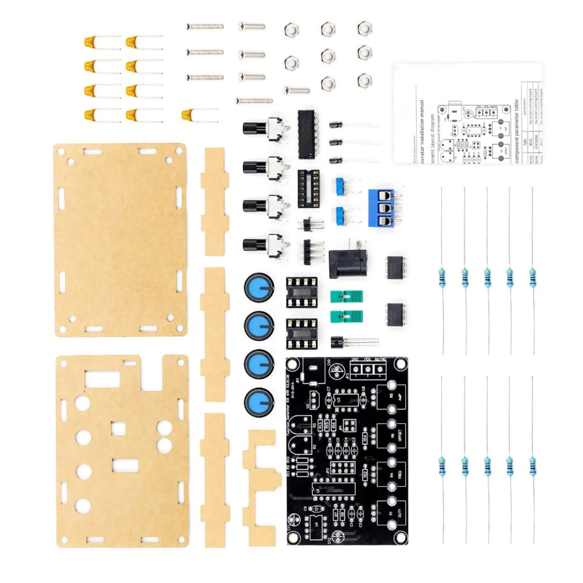 ICL8038 Low Frequency Signal Generator DIY Electronic Circuit Kit