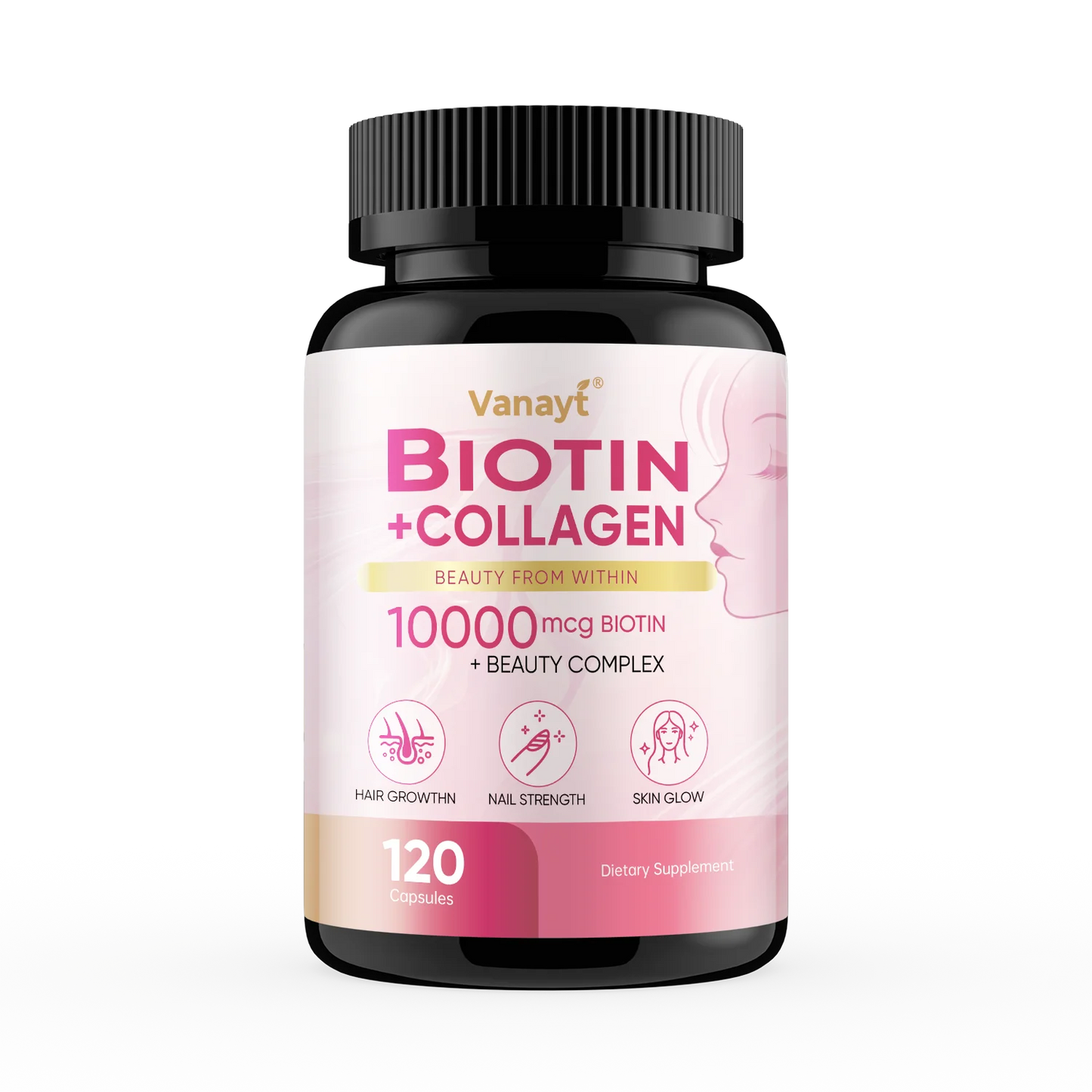 Vanayt Biotin Collagen Supplement Supports Healthy Skin And Nails