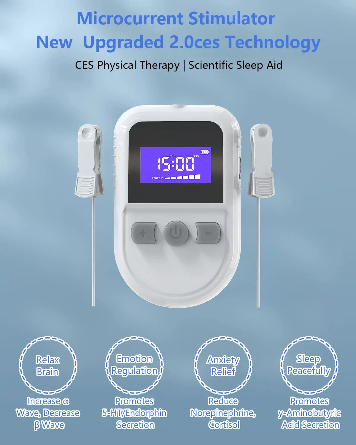 CES Microcurrent Sleep Therapy Device For Insomnia Relief