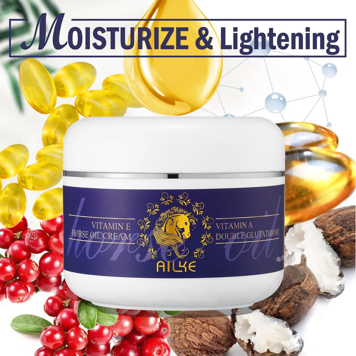 AILKE Glutathione Whitening Skincare Kit For Dark Spot Removal