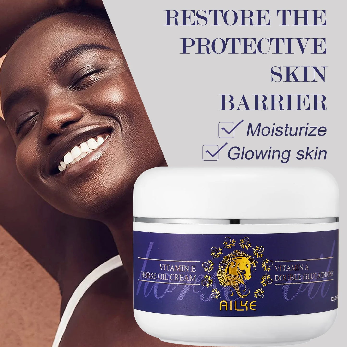 AILKE Glutathione Whitening Skincare Kit For Dark Spot Removal