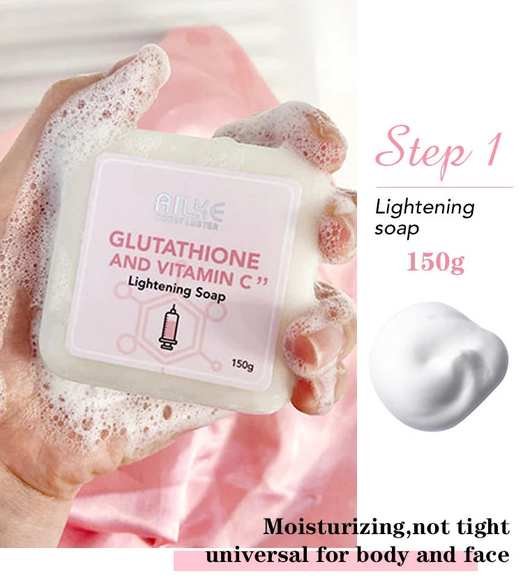 AILKE Glutathione Vitamin C Whitening Moisturizing Body Care Kit