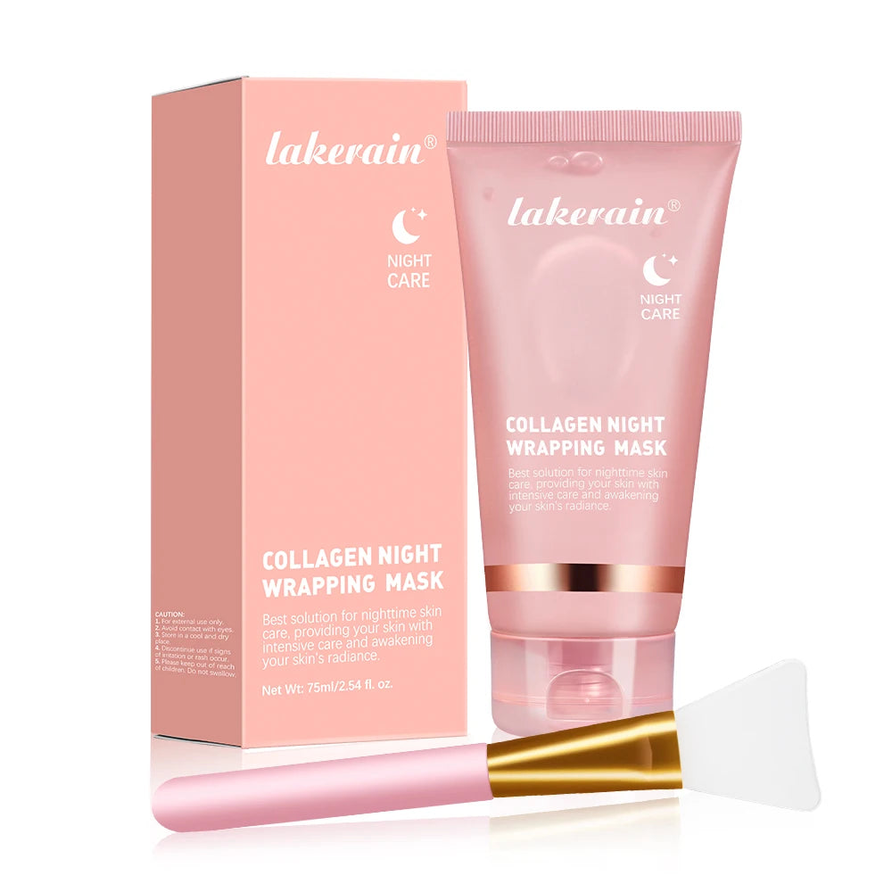 Ibcccndc Collagen Overnight Peel Off Facial Mask Hydrating Moisturizing