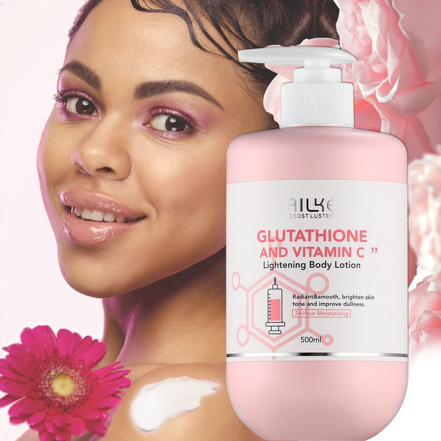 AILKE Vitamin C And Glutathione Brightening Body Lotion Cream
