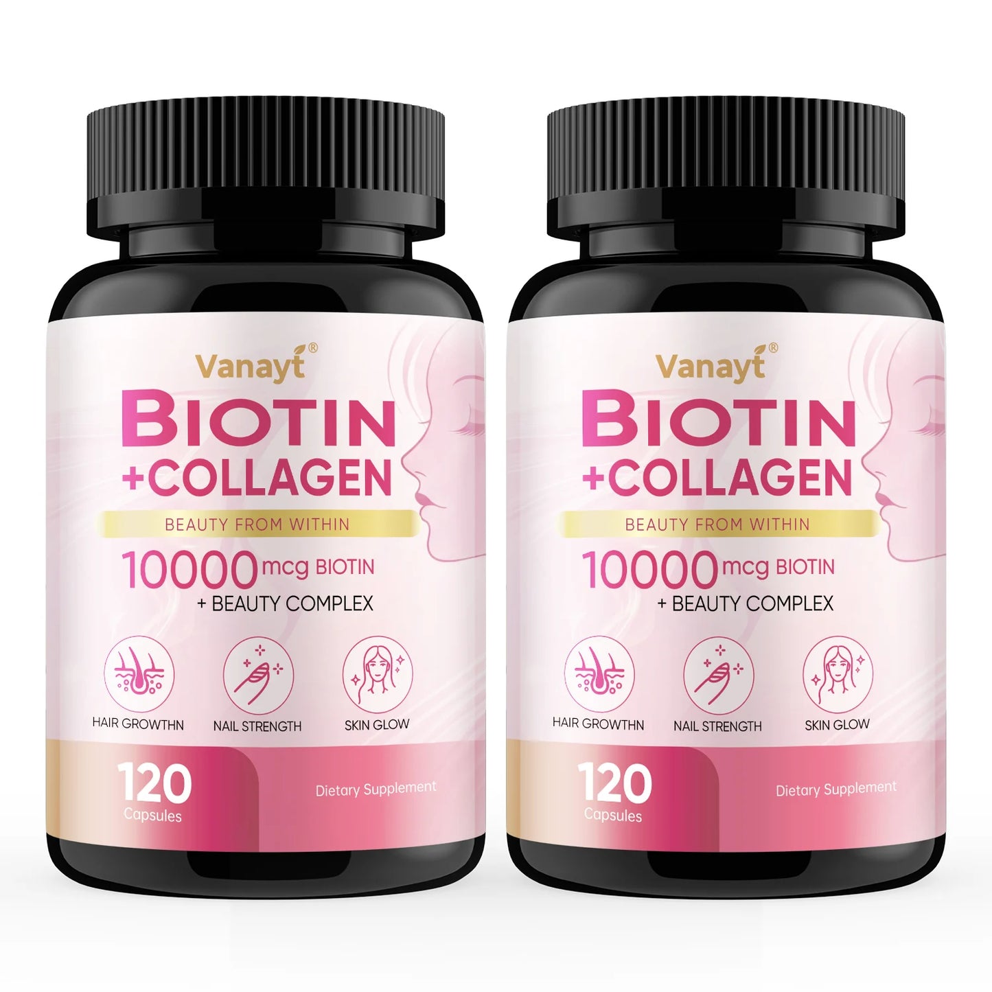 Vanayt Biotin Collagen Supplement Supports Healthy Skin And Nails