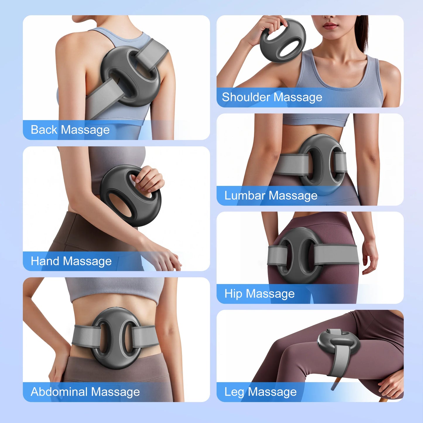 Leercon Portable Fascia Ring Massager Provides Deep Muscle Relief