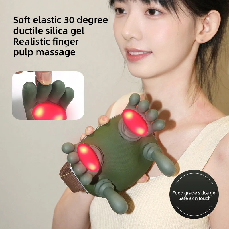 Portable Electric Shiatsu Neck And Shoulder Massager With Heat
