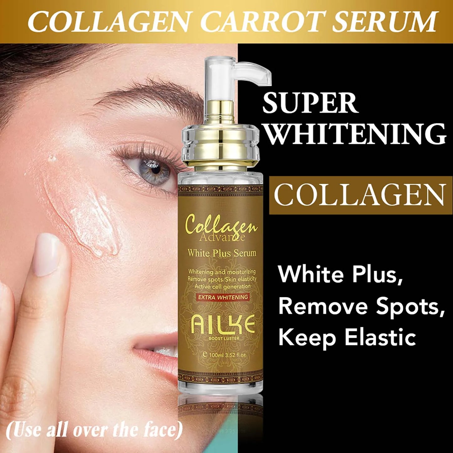 AILKE Collagen Moisturizing Face And Body Skincare Kit