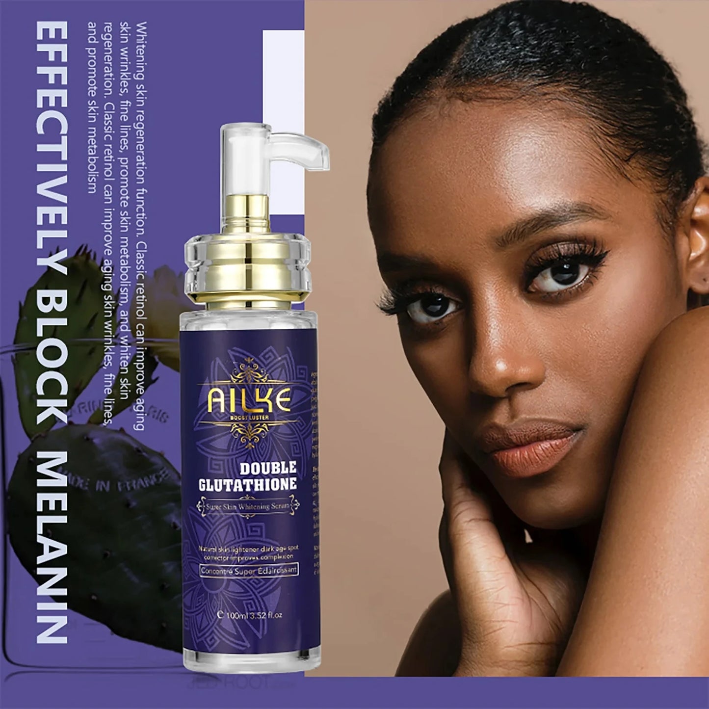 AILKE Glutathione Whitening Skincare Kit For Dark Spot Removal