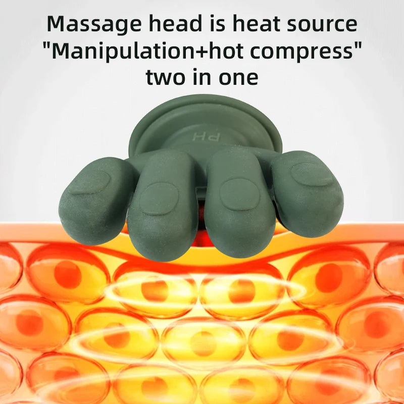 Portable Electric Shiatsu Neck And Shoulder Massager With Heat