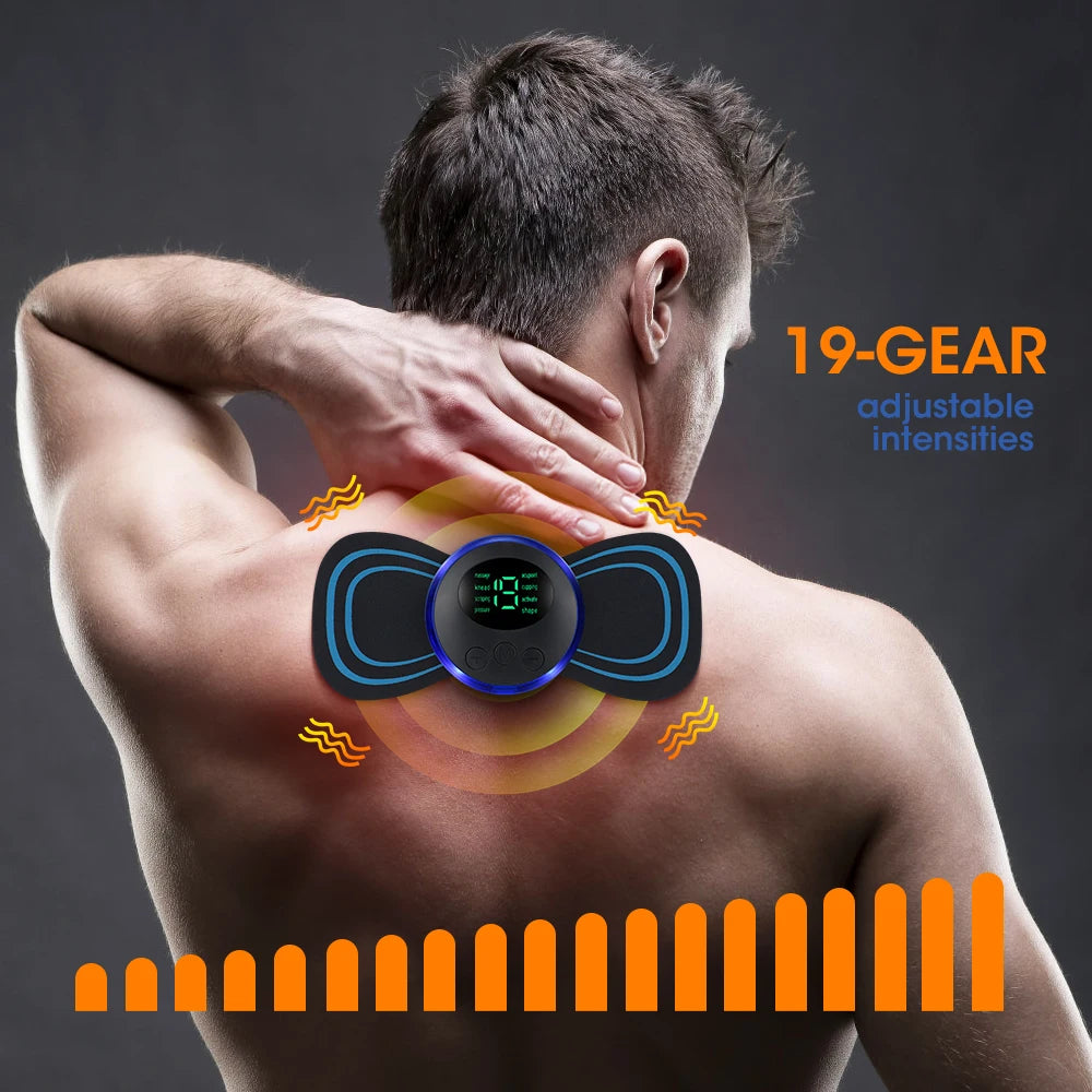 Hailicare Electric Neck Massager Patch For Cervical Relaxation And Shoulders