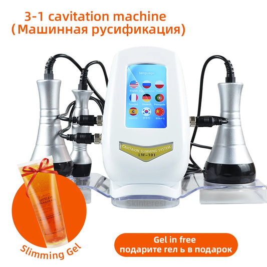 Missheart 3 In 1 Beauty Body Slimming Cavitation Massager Machine