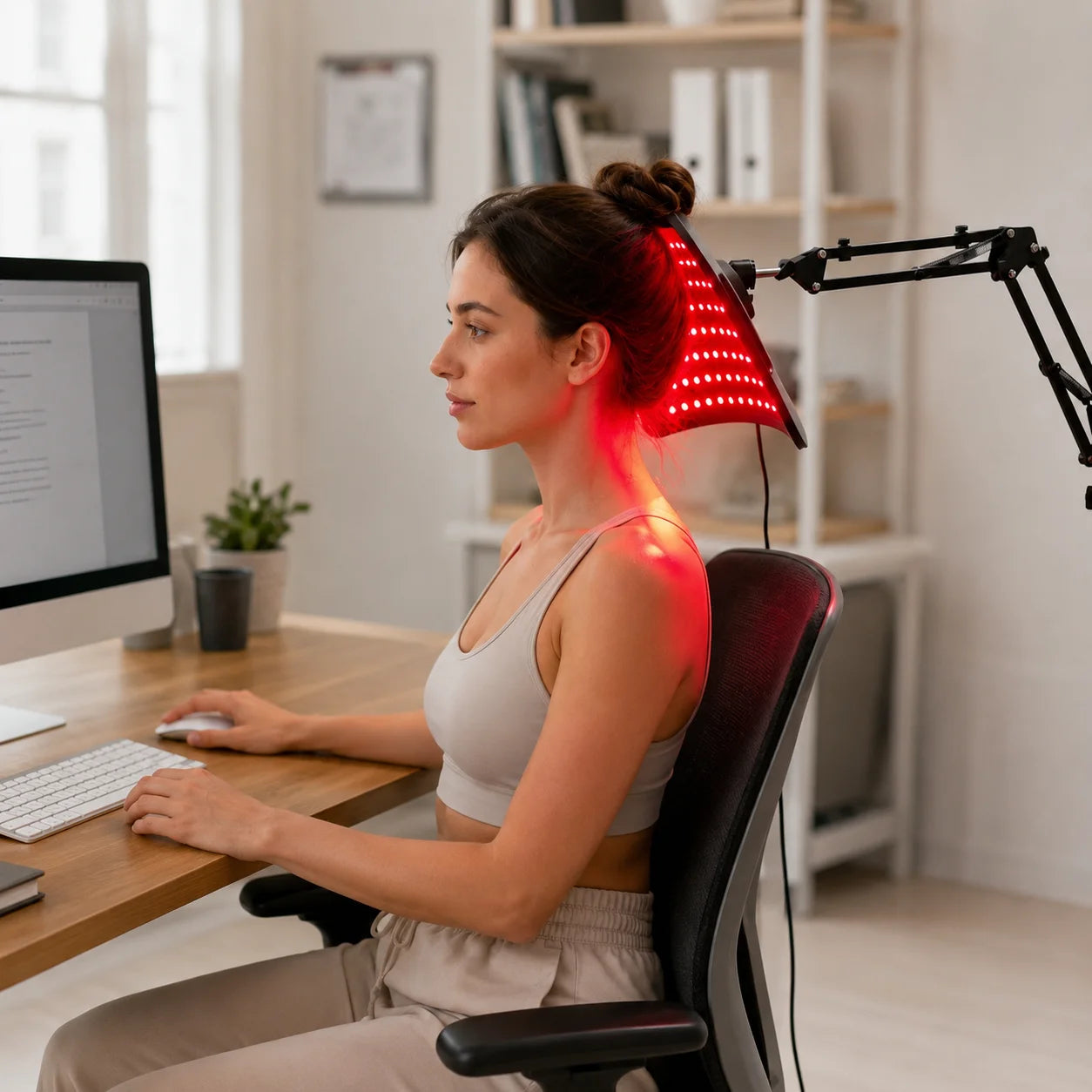 Near Infrared Red Light Therapy Panel With Timer For Home Use