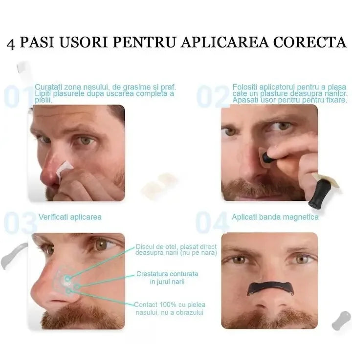 Magnetic Cotton Anti Snoring Nasal Strips Refill for Better Sleep