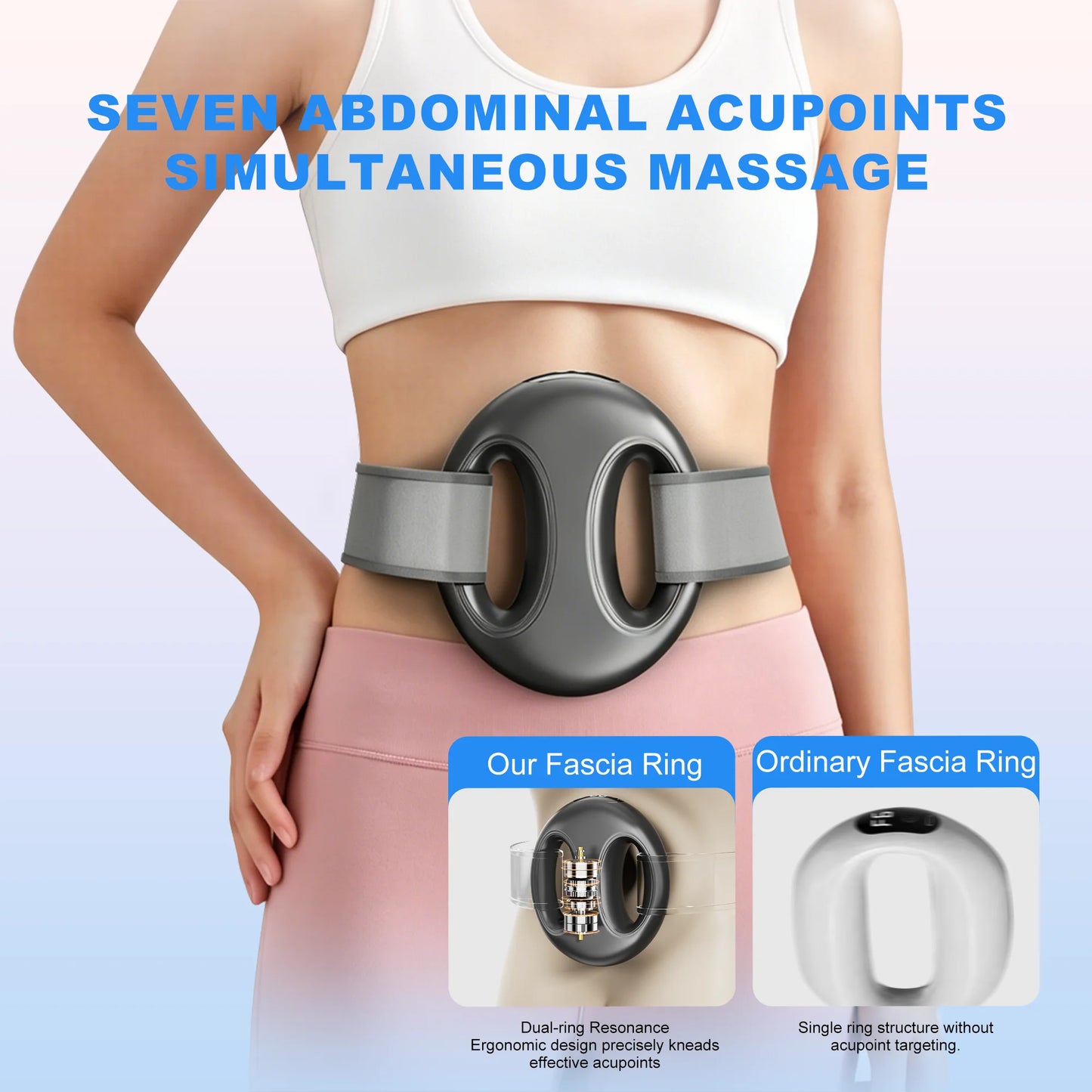 Leercon Portable Fascia Ring Massager Provides Deep Muscle Relief