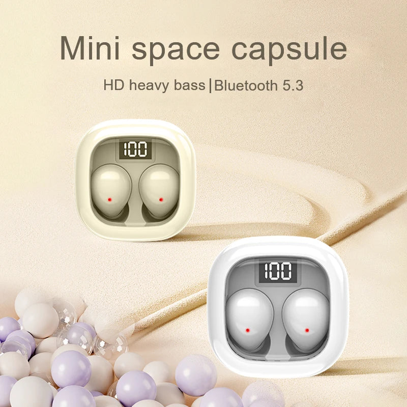 SHUKE Wireless Bluetooth Earbuds With Active Noise Cancellation And Bass