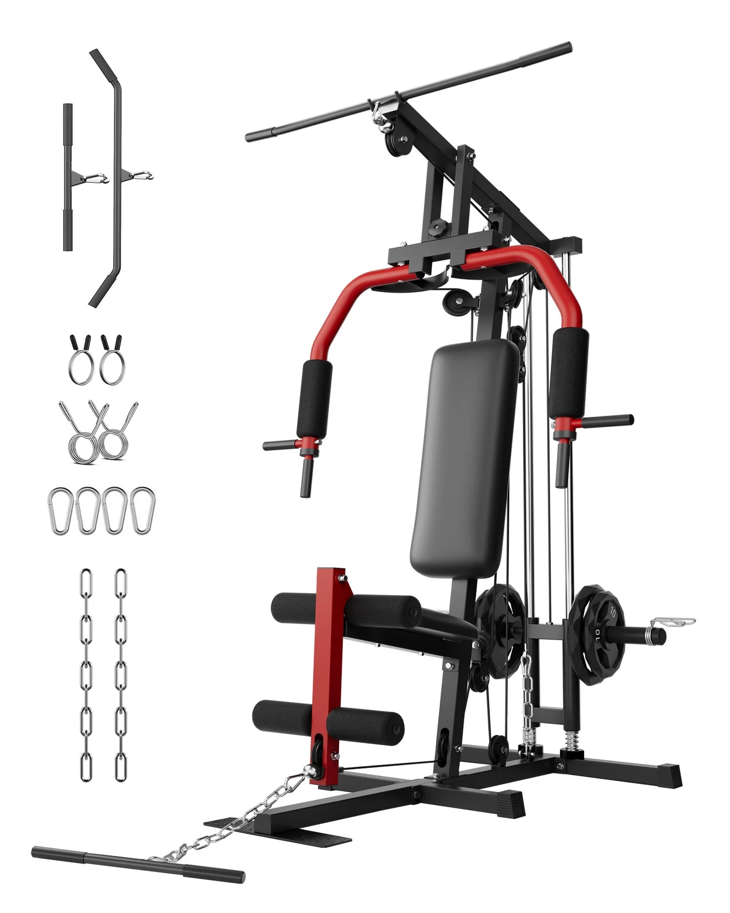 HiMISS Home Gym Full Body Strength Training Machine