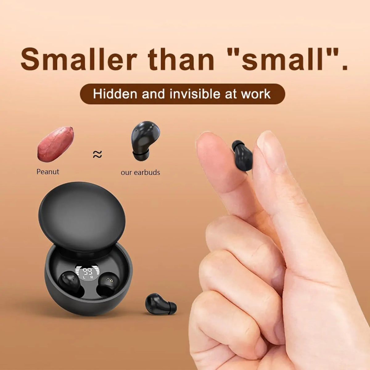 SHUKE Wireless Bluetooth Sleeping Earbuds With Microphone Waterproof