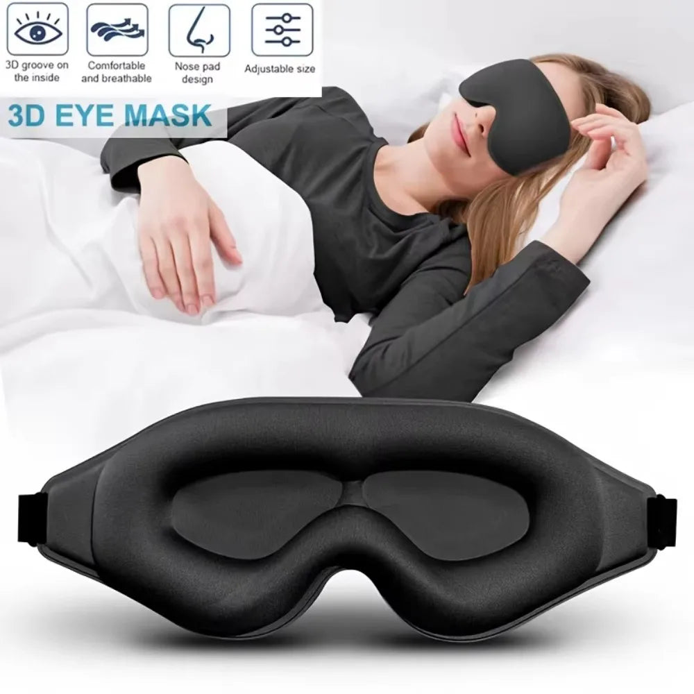 3D Memory Foam Sleep Eye Mask With Shading And Adjust