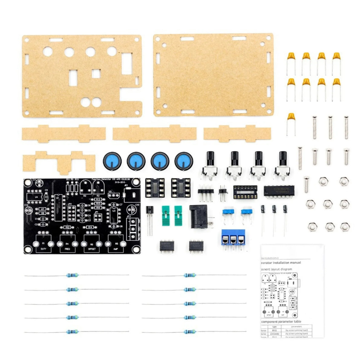 ICL8038 XR2206 12V Low Frequency Signal Generator DIY Kit