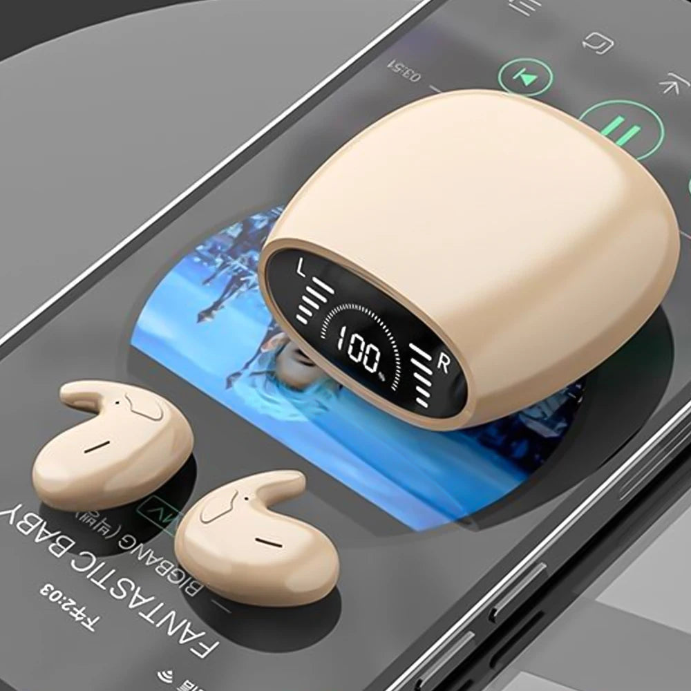 Shuke Wireless Bluetooth Sleep Earbuds With Active Noise Cancellation