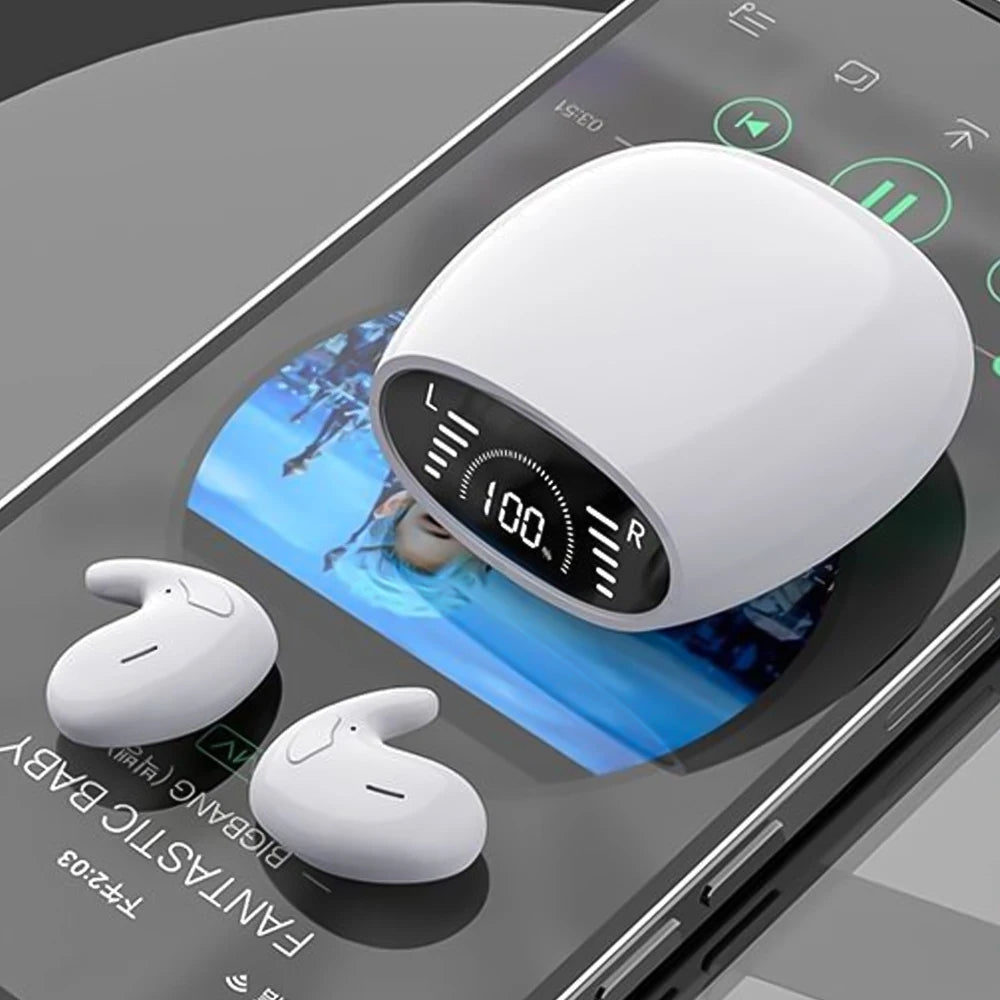 Shuke Wireless Bluetooth Sleep Earbuds With Active Noise Cancellation