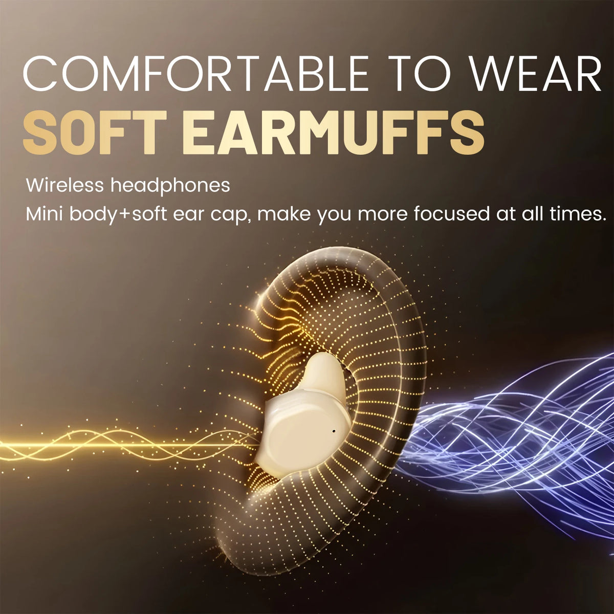 Shuke Bluetooth Wireless Sleep Earbuds With Integrated Noise Canceling