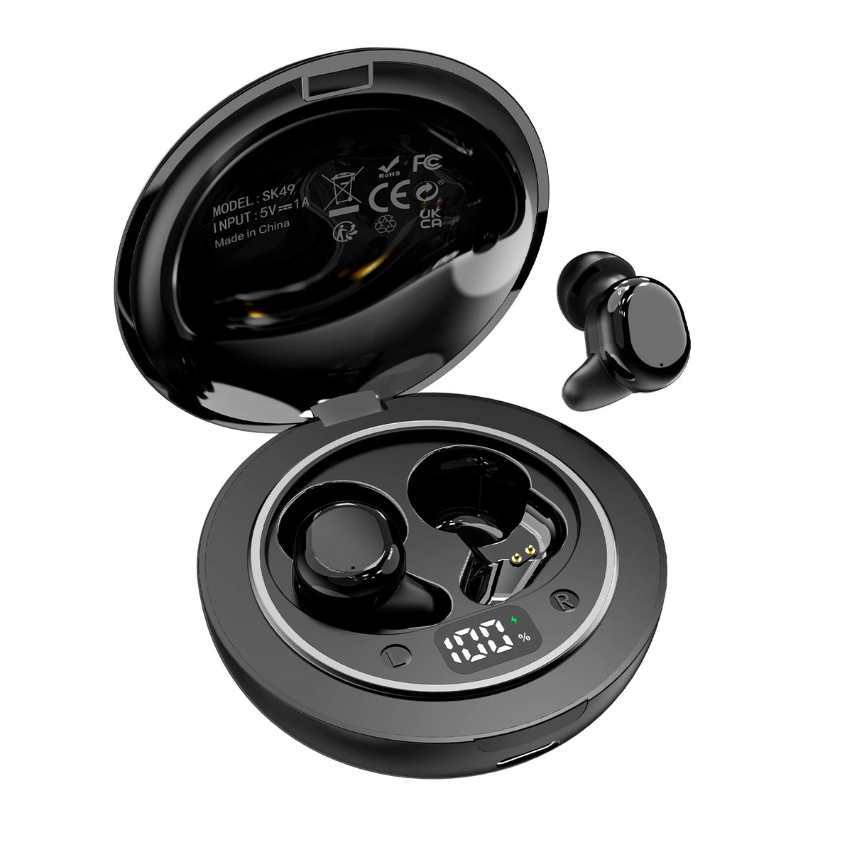 Shuke Bluetooth Wireless Sleep Earbuds With Integrated Noise Canceling