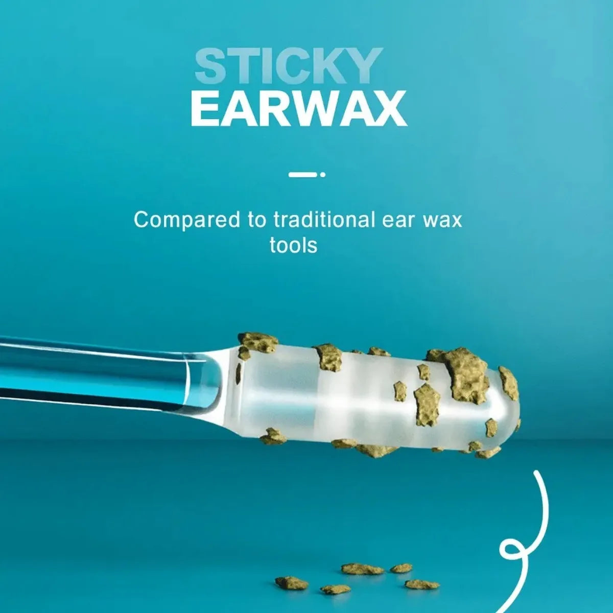 Reusable Sticky Earwax Remover Sticks Adhesive Ear Cleaner Tool