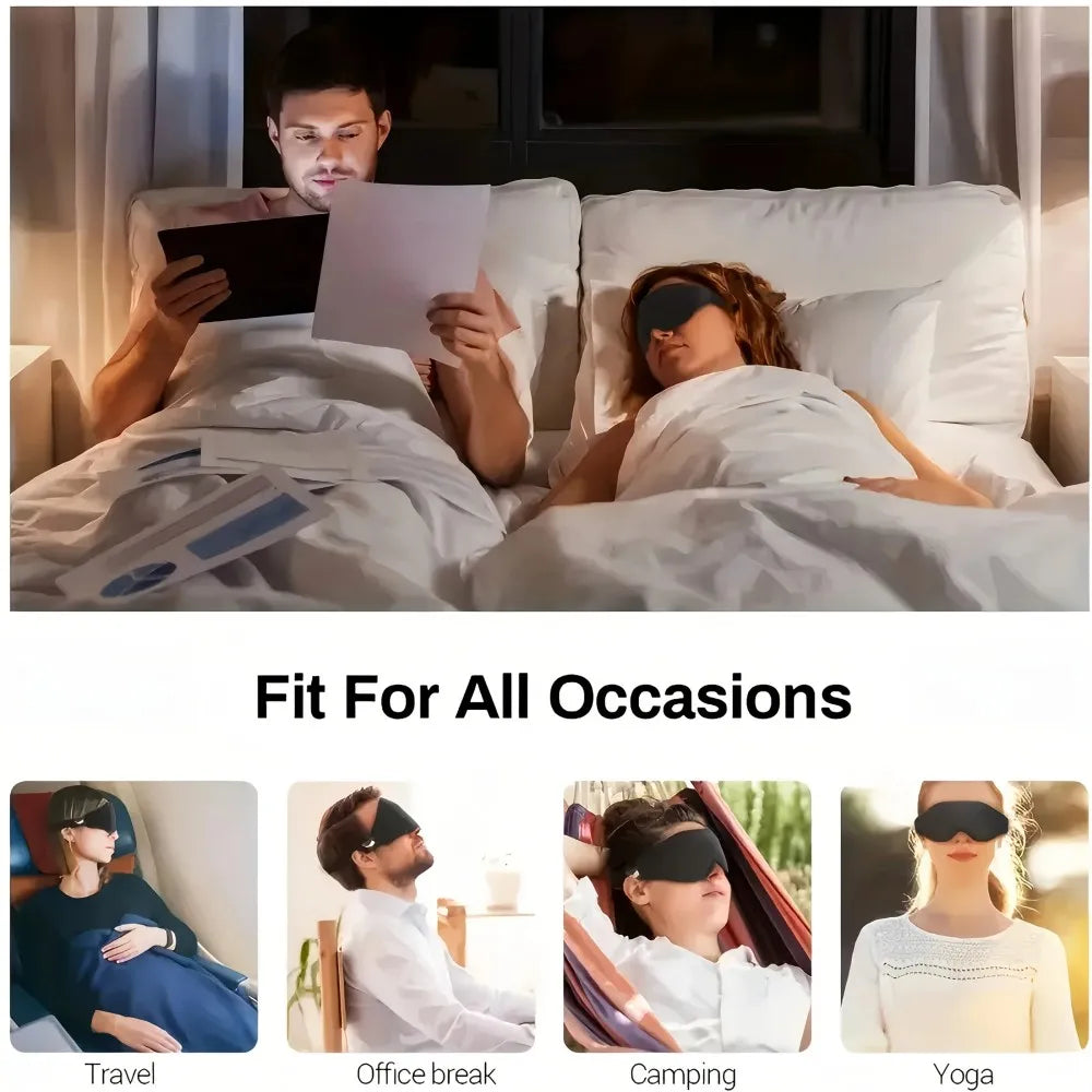 3D Memory Foam Sleep Eye Mask With Shading And Adjust
