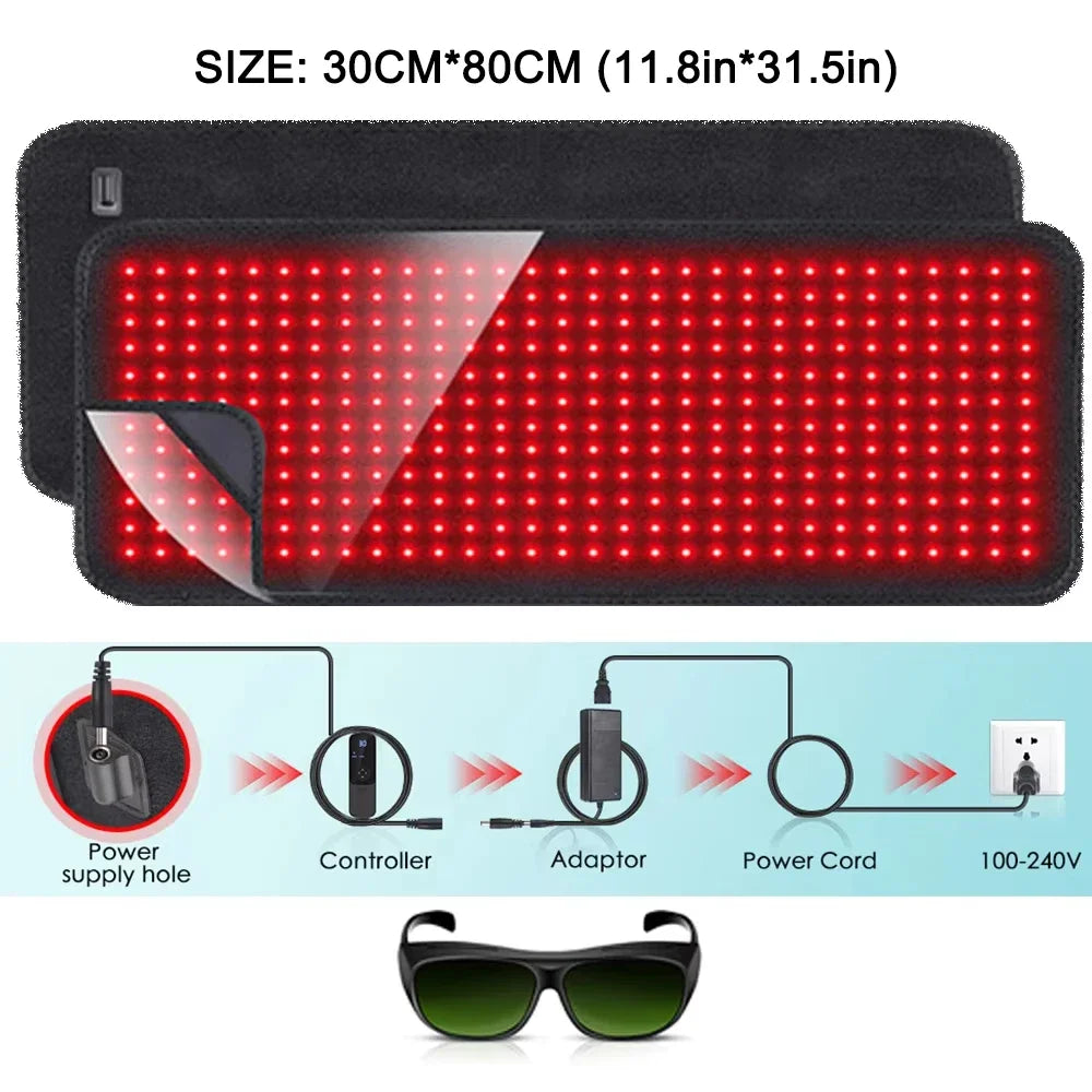 Astarexin Red Light Therapy Heating Pad For Muscle Pain Relief