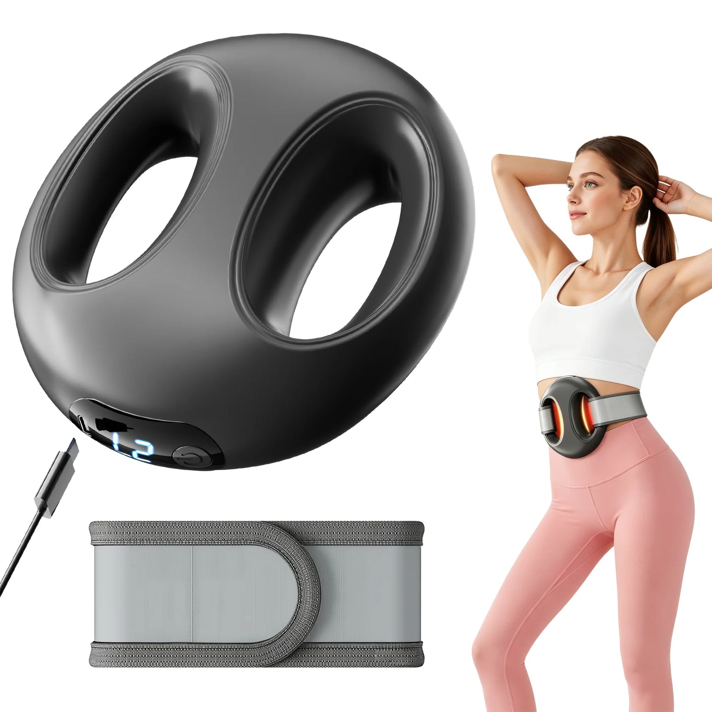 Leercon Portable Fascia Ring Massager Provides Deep Muscle Relief