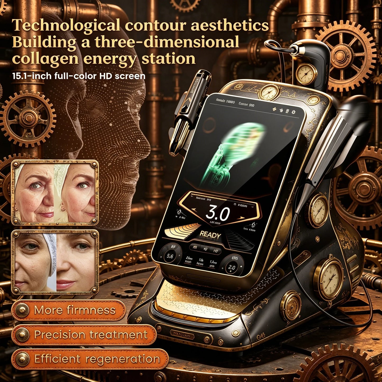 Professional HIFU Facial Skin Tightening And Body Treatment Machine