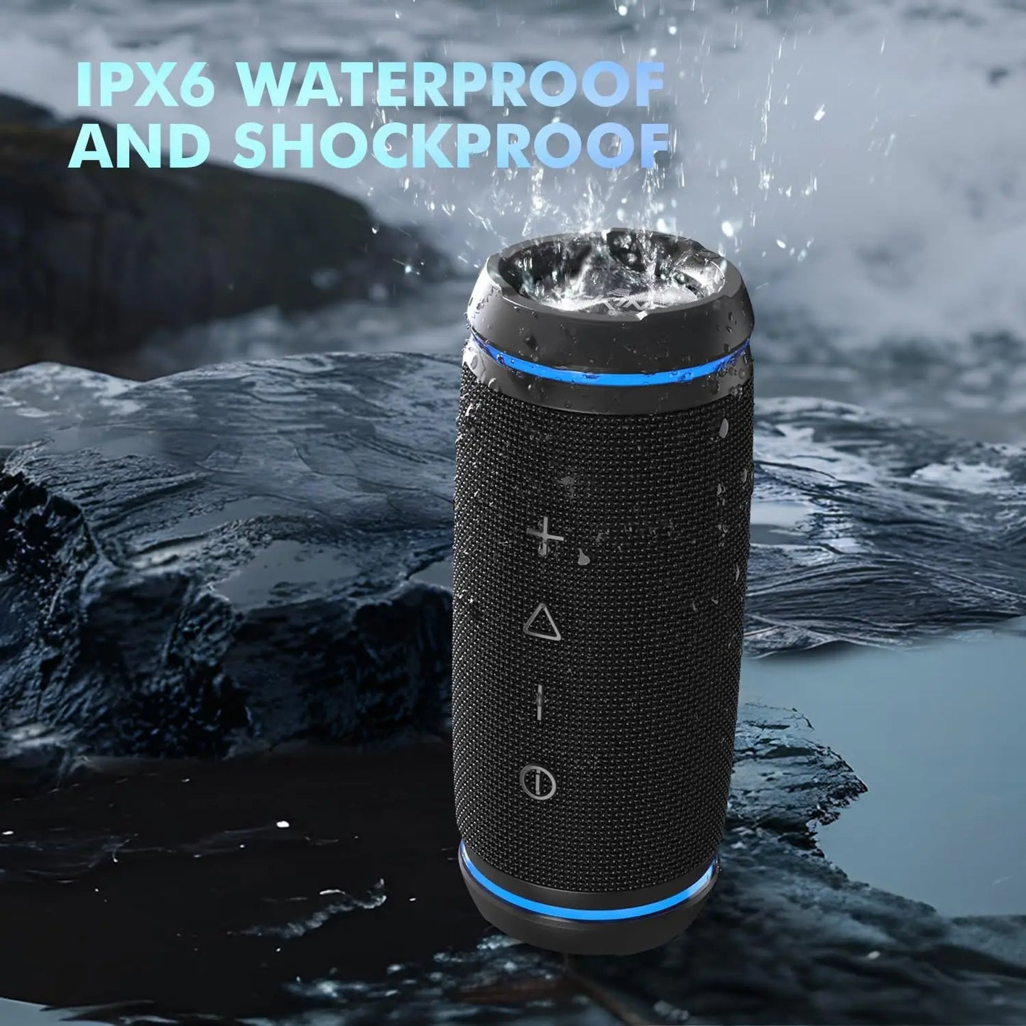 W-King BT226 Portable Bluetooth Speaker 36W Bass Wireless