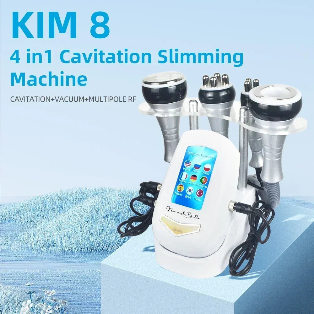 Missheart 4 In 1 Cavitation Machine Body Slimming Skin Rejuvenation