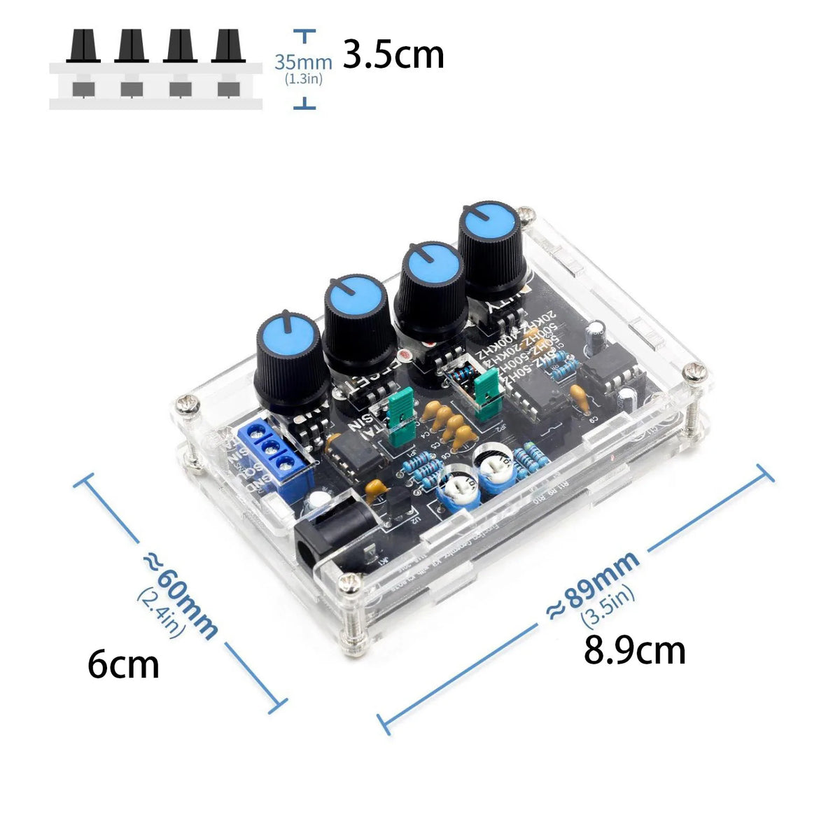 ICL8038 XR2206 12V Low Frequency Signal Generator DIY Kit