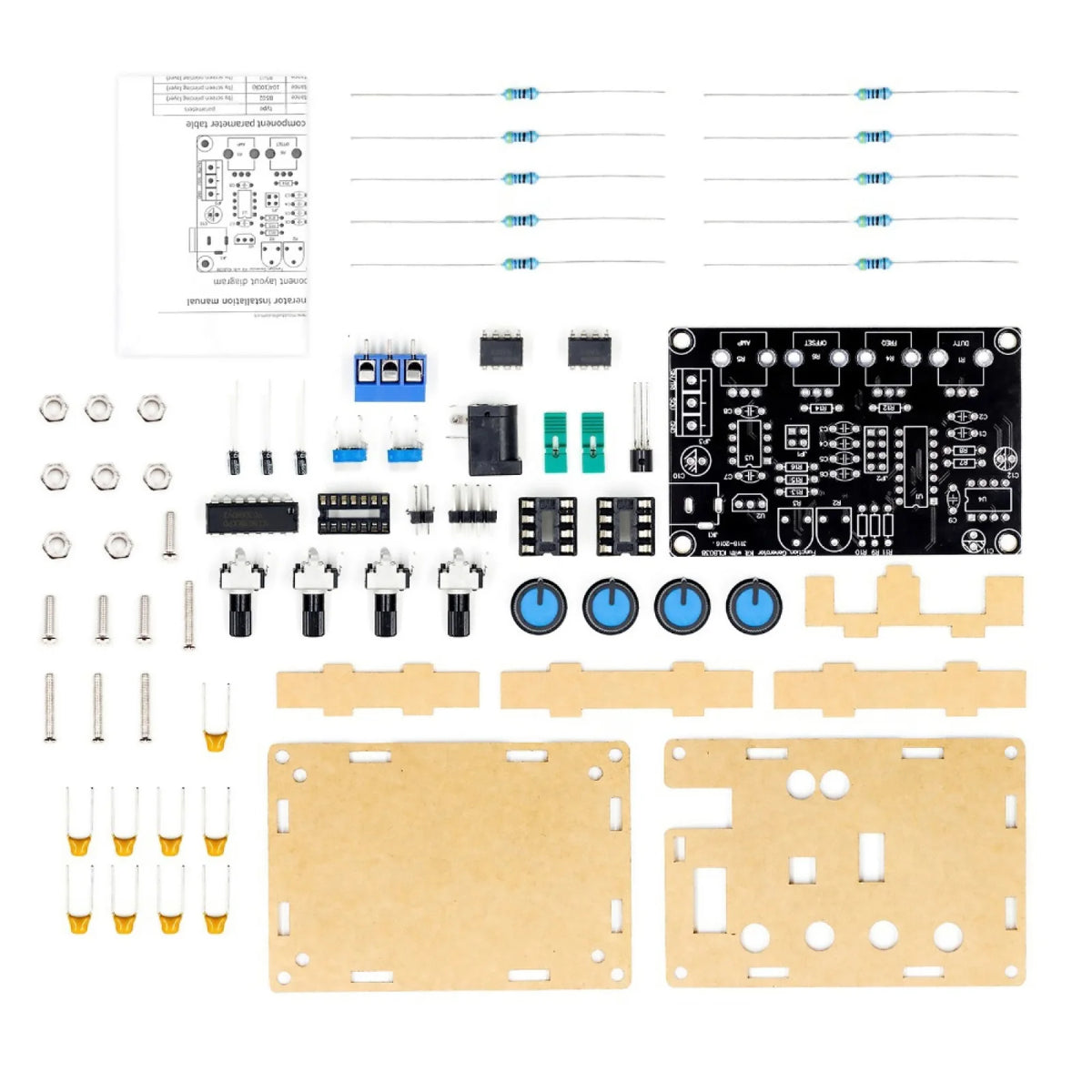 ICL8038 XR2206 12V Low Frequency Signal Generator DIY Kit