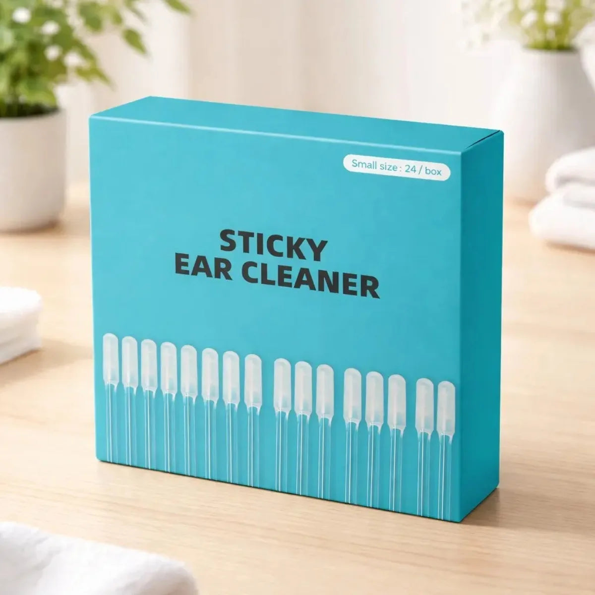 Reusable Sticky Earwax Remover Sticks Adhesive Ear Cleaner Tool