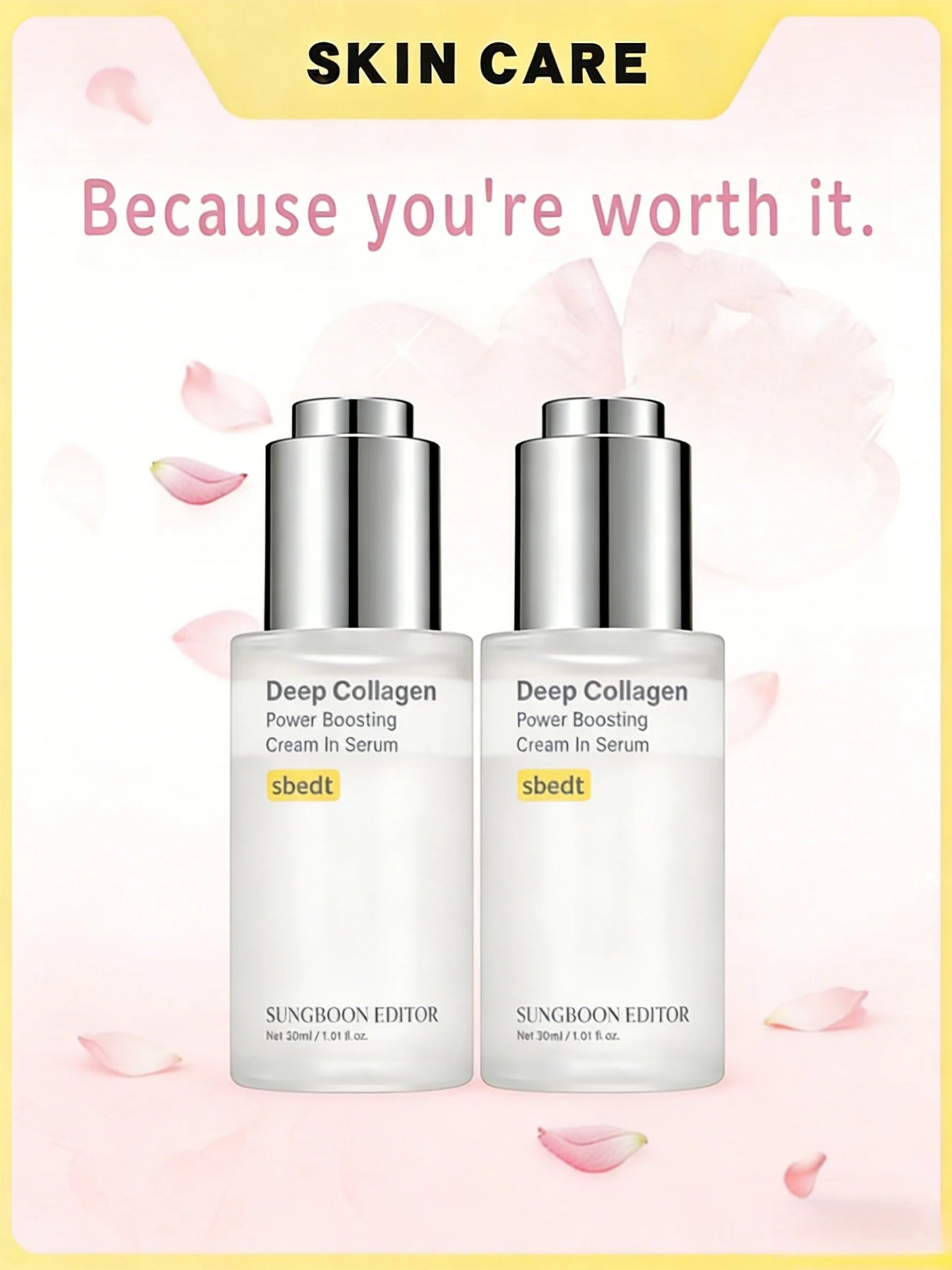 Deep Collagen Wrinkle Filler Serum With Volufiline Niacinamide For Firming