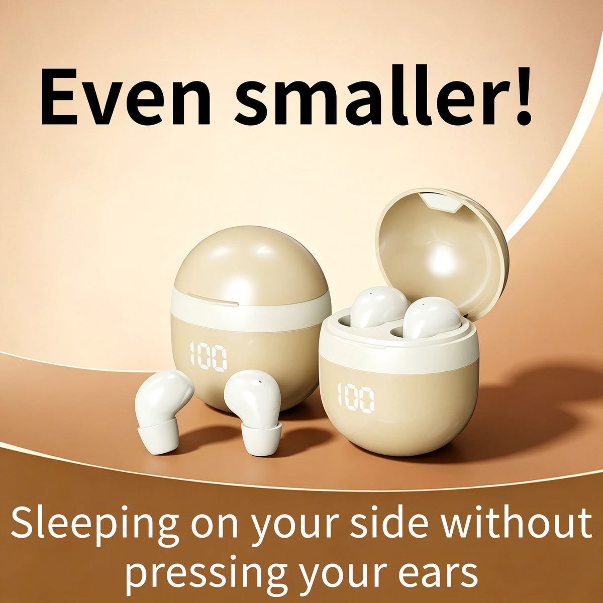 Shuke Bluetooth Earbuds With Active Noise Cancellation For Sleep