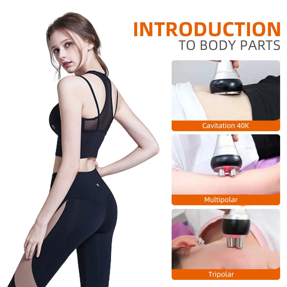 Missheart 3 In 1 Beauty Body Slimming Cavitation Massager Machine