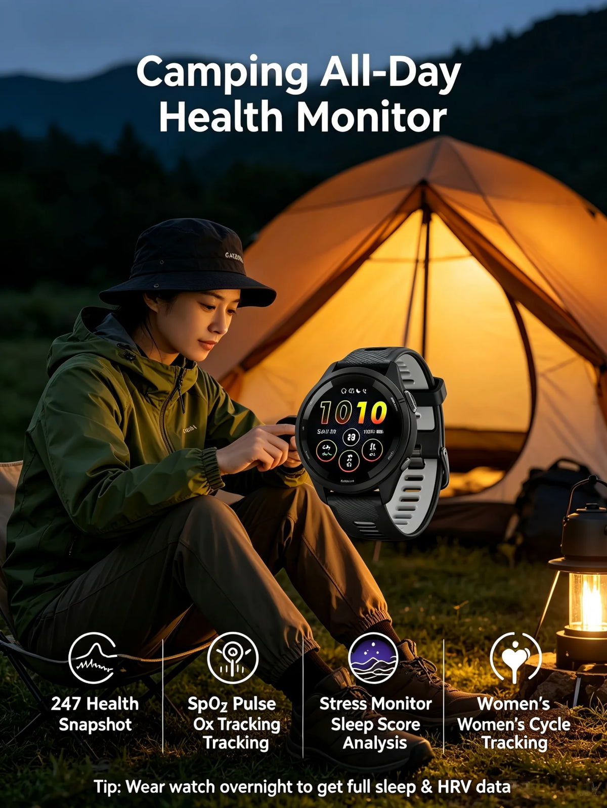 Garmin Forerunner 265 Multiband GPS Smartwatch With Health Tracking