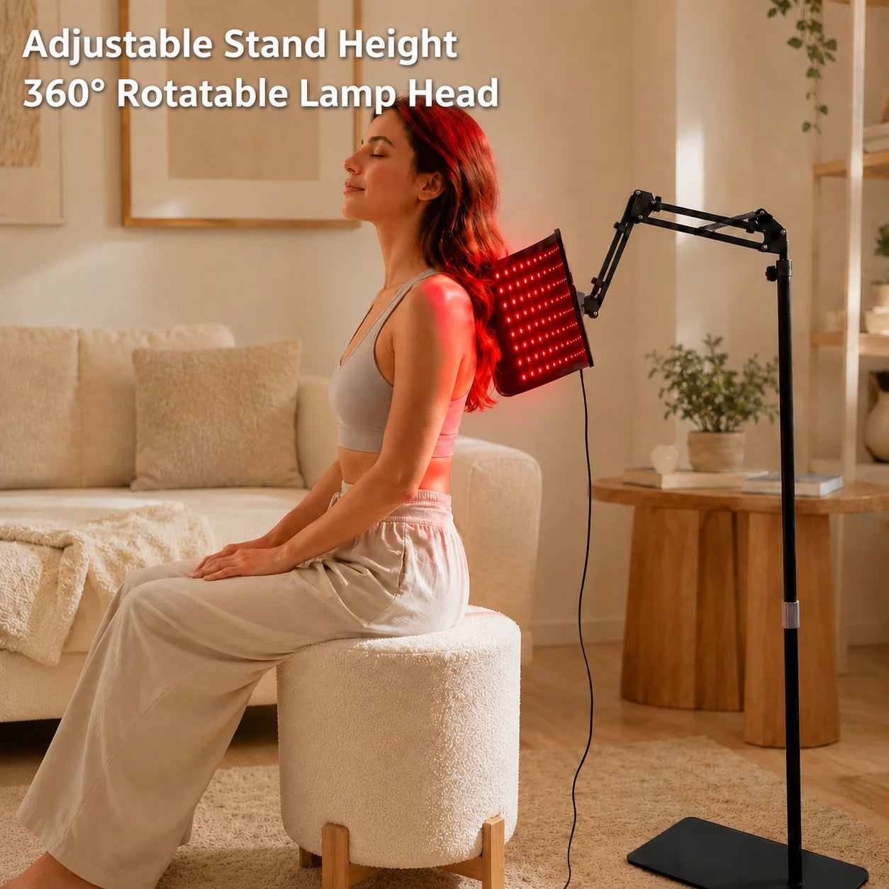 Near Infrared Red Light Therapy Panel With Timer For Home Use