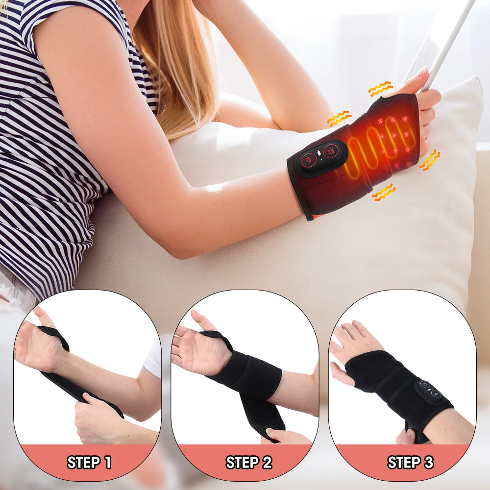 Hailicare Red Light Vibration Heating Wrap For Joint Pain