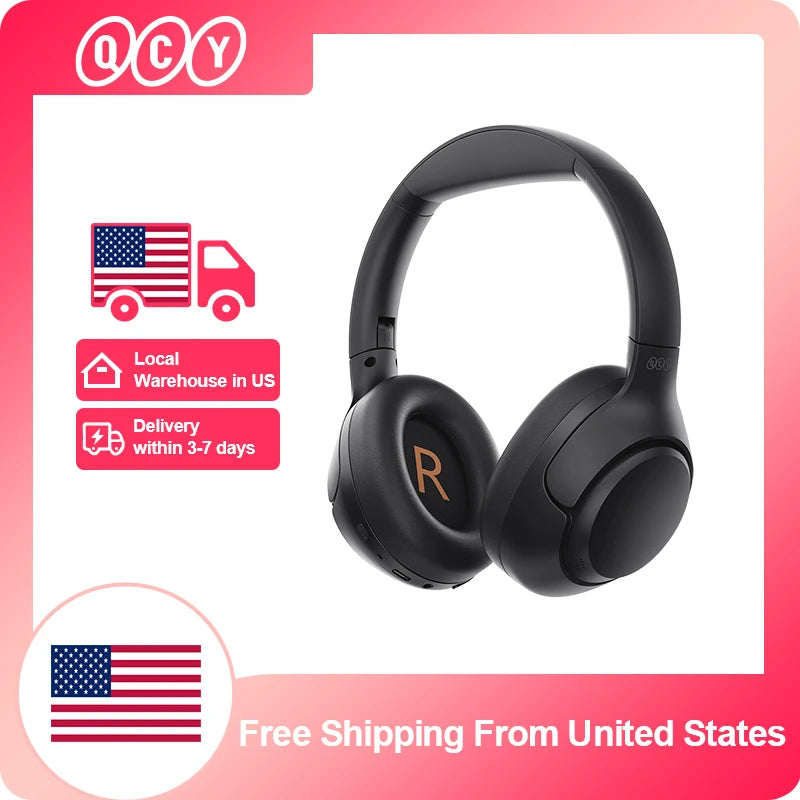 Qcy H3 Wireless Over Ear Headphones Bluetooth Premium Sound