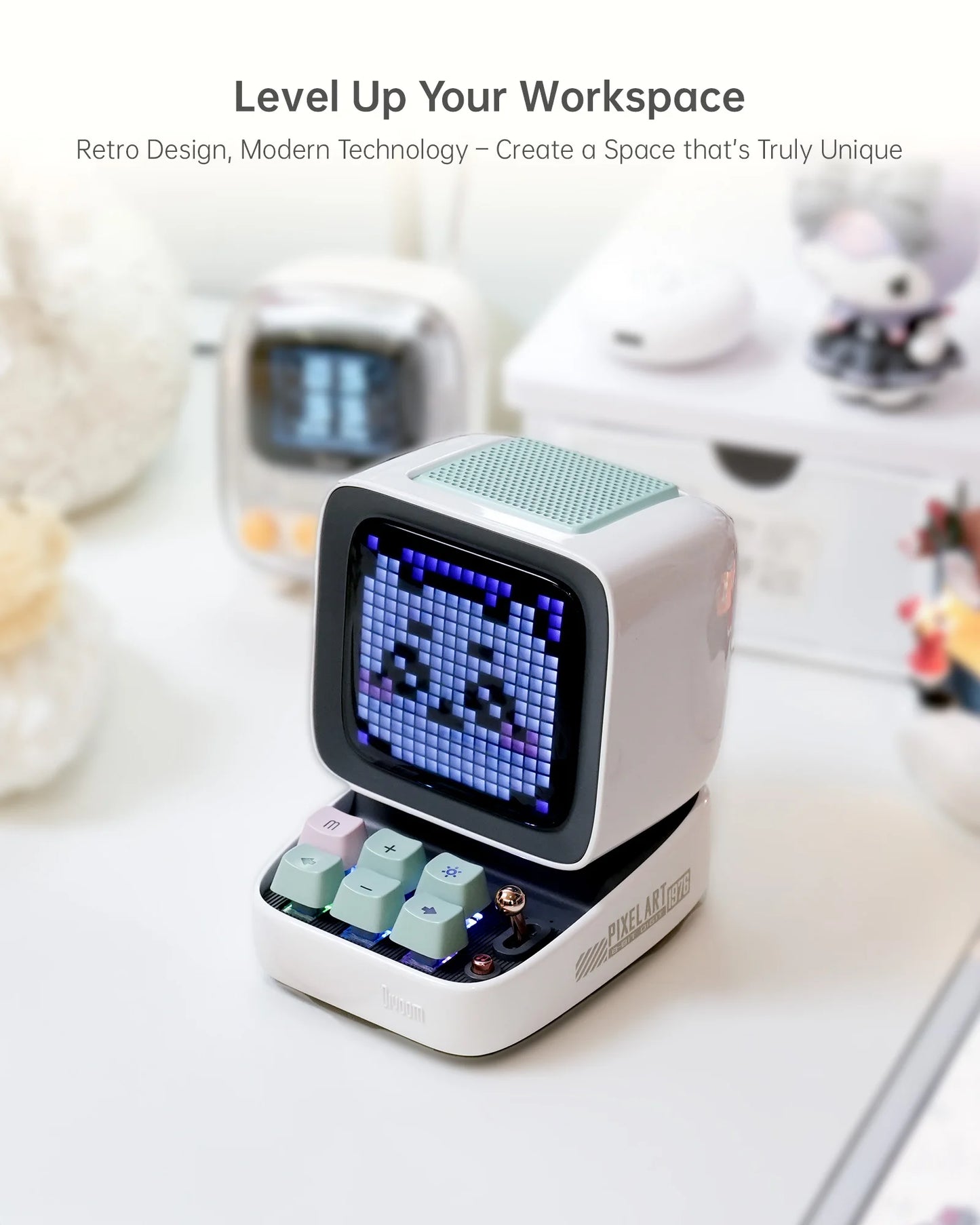Divoom Ditoo Pro Portable Bluetooth Speaker And Alarm Clock