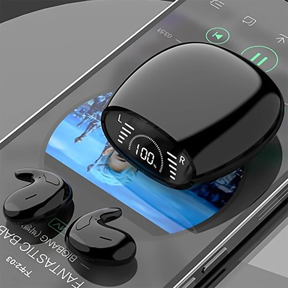 Shuke Wireless Bluetooth Sleep Earbuds With Active Noise Cancellation